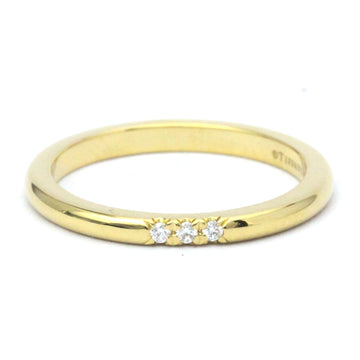TIFFANY Forever Diamond Wedding Ring Yellow Gold [18K] Fashion Diamond Band Ring Gold
