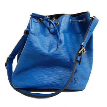 LOUIS VUITTON Shoulder Bag Epi Petit Noe M44105 Toledo Blue Ladies