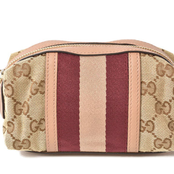 GUCCI GG Canvas Raspberry Rose 256639