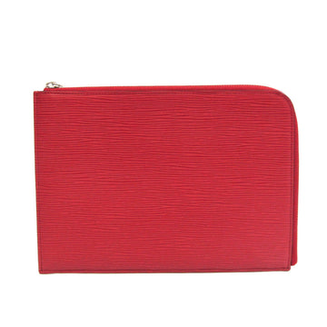 LOUIS VUITTON Epi Pochette Jour PM M58841 Women,Men Clutch Bag Rouge