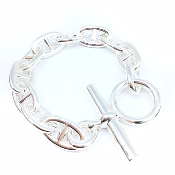 HERMES Chaine d'Ancle TGM 11 frames SV925 Silver Bracelet Fashion Men's Women's Unisex