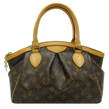 LOUIS VUITTON Tivoli PM Women's Handbag M40143 Monogram Ebene [Brown]