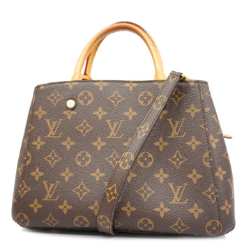 LOUIS VUITTONAuth  Monogram 2way Bag Montaigne BB M41055 Women's Handbag