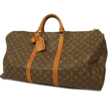 LOUIS VUITTONAuth  Monogram Keepol 60 M41422 Men,Women,Unisex Boston Bag