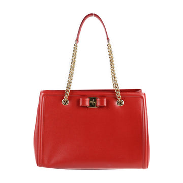 Salvatore Ferragamo shoulder bag MELIKE 21 G508 leather red chain