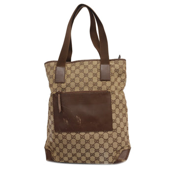 GUCCIAuth  GG Canvas Tote Bag 019-0401 Women's Beige,Brown