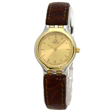 OMEGA Deville Watch GP/Leather Ladies