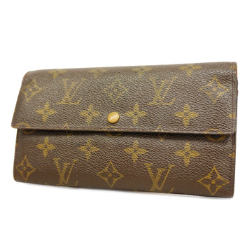 LOUIS VUITTONAuth  Monogram Portomone Credit M61725 Long Wallet [bi-fold]