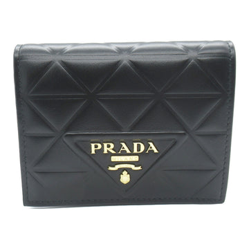 PRADA wallet Black Calfskin [cowhide] 1MV204F0002