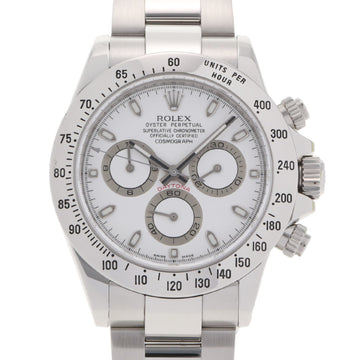 Rolex Daytona 116520 Men's SS watch self-winding white dial