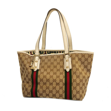 GUCCIAuth  Tote Bag 137396 Women's GG Canvas Tote Bag Beige