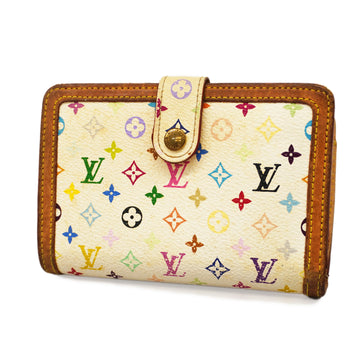 LOUIS VUITTONAuth  Monogram Multicolore Portofeuil Viennois M92987 Women's Wallet [bi-fold] Blanc