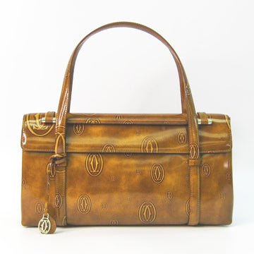 Cartier Happy Birthday L1000789 Women's Leather Handbag Camel