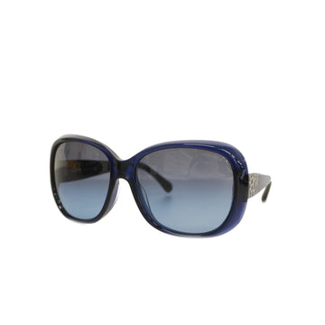 CHANELAuth  Women's Sunglasses Navy Sunglasses camellia 5248-A