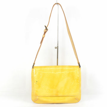 LOUIS VUITTON Vernis Thompson M91069 Shoulder Bag Monogram Yellow Ladies