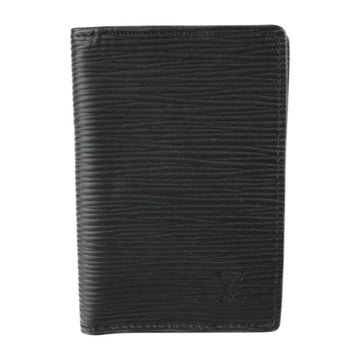 LOUIS VUITTON Organizer de Poche Card Case M60642 Epi Leather Noir Black Business Holder Vuitton