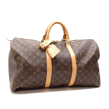 LOUIS VUITTON Boston Bag Monogram Keepall 50 M41426 Women's Men's