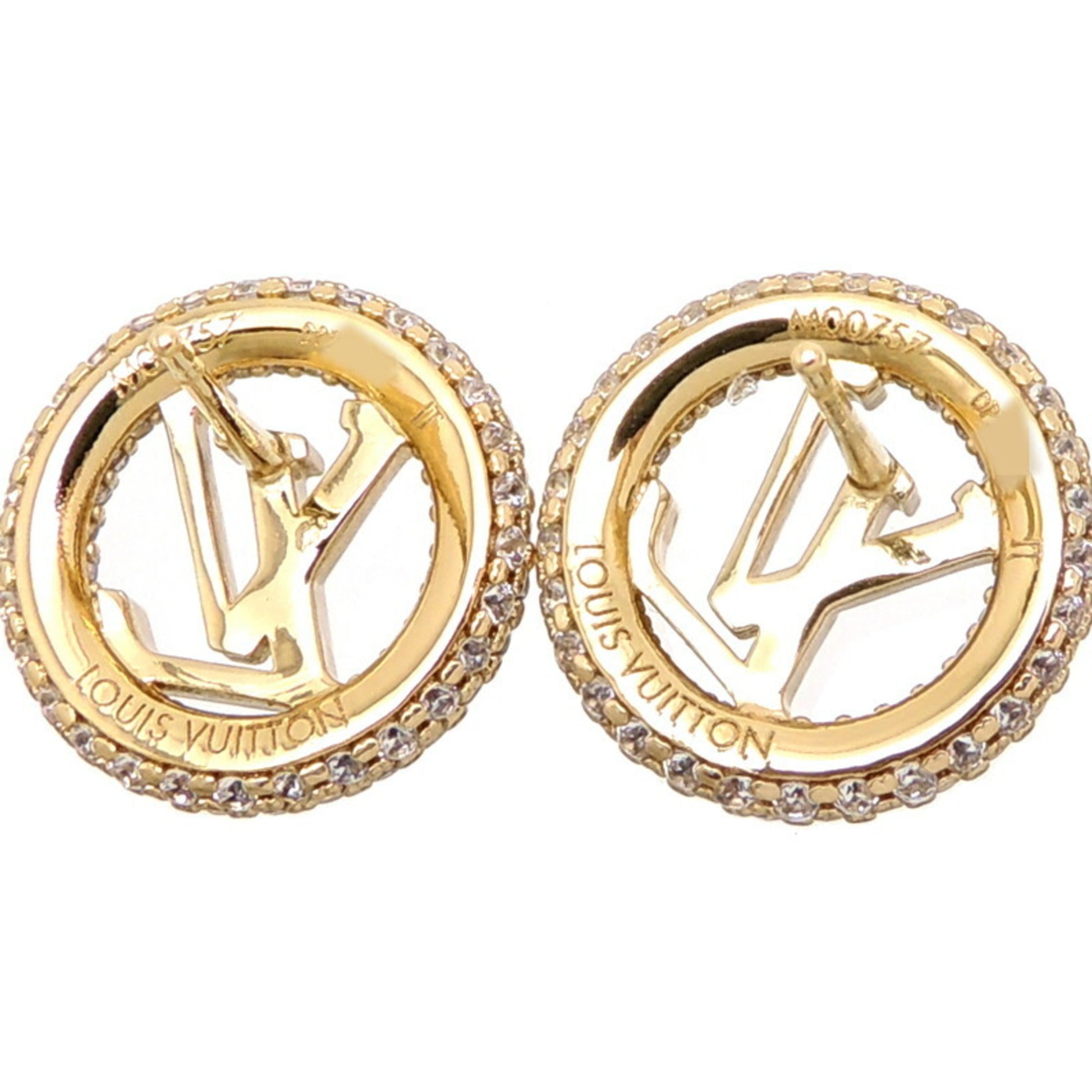 Louis Vuitton Louise By Night Earrings Gold in Gold Metal - US