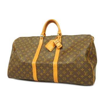 LOUIS VUITTONAuth  Monogram Keepol 55 M41424 Men,Women,Unisex Boston Bag