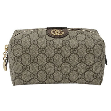 GUCCI Pouch Ladies Ophidia GG Supreme Brown Beige 548393