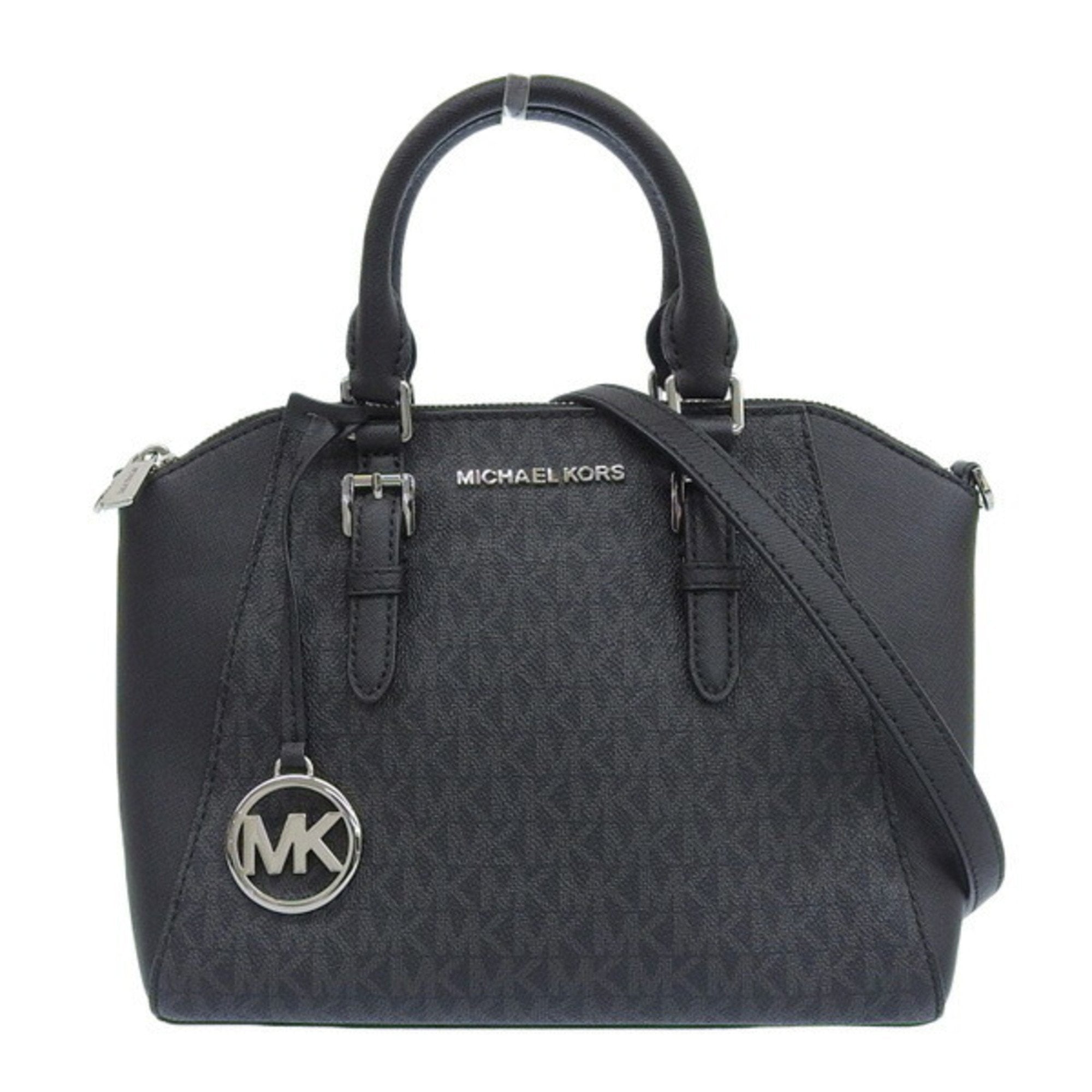 Michael kors black online satchel purse