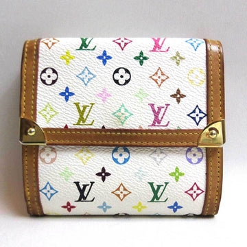 LOUIS VUITTON Wallet Monogram Multi Trifold Portovie Cult Credit White F LOUISVUITTON