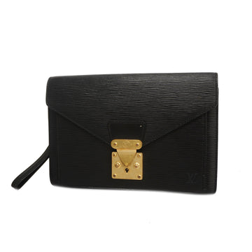 LOUIS VUITTONAuth  Epi Serie Dragonne M52612 Women's Clutch Bag Noir