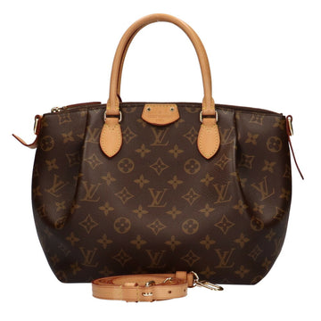 Louis Vuitton Turen PM Monogram Shoulder Bag Canvas Brown Women's