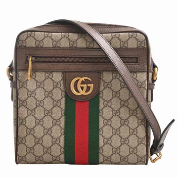 Gucci Ophidia GG Supreme Shoulder Bag Brown PVC