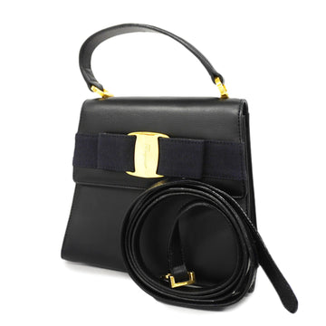 SALVATORE FERRAGAMOAuth  Vara 2 Way Bag Women's Leather Handbag,Shoulder Bag