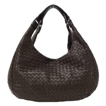 Bottega Veneta bag ladies shoulder handbag intrecciato leather brown
