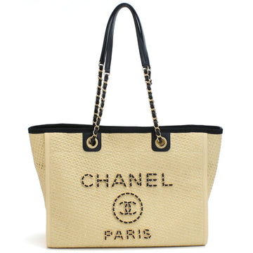 CHANEL A67001 tote bag beige ladies