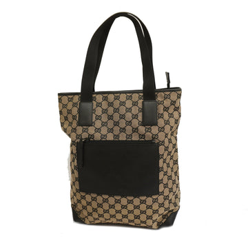 GUCCIAuth  GG Canvas Tote Bag 019 0401 Women's Tote Bag Black