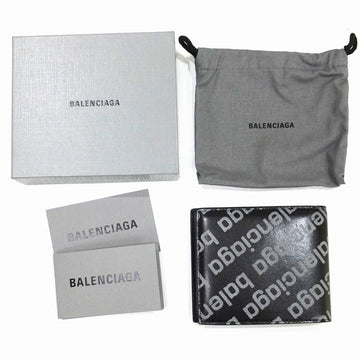 BALENCIAGA Glam Folio Wallet Leather Unisex 594315 23V73 Fold