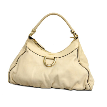 GUCCIAuth  Shoulder Bag 189833 Women's Leather White