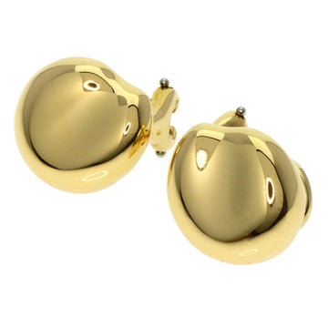 TIFFANY Bean Earrings K18 Yellow Gold Women's &Co.