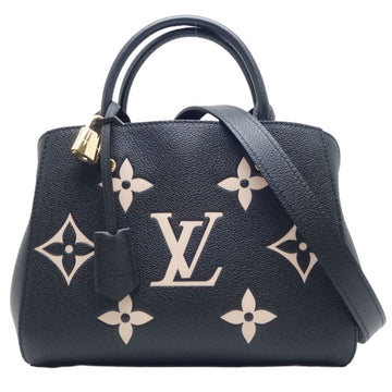 LOUIS VUITTON Montaigne BB M45778 2Way Bag Monogram Empreinte Noir 450181