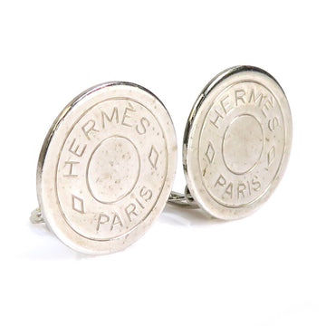 HERMES Earrings BIJOUTERIE FANTAISE Serie Metal Silver Ladies