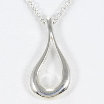TIFFANY open teardrop silver necklace total weight about 2.8g 46cm jewelry