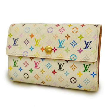 LOUIS VUITTON Trifold Wallet Monogram Multicolor Portefeuille Alexandra M60083 Bronze Ladies