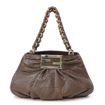 Fendi Shoulder Bag Brown Ladies