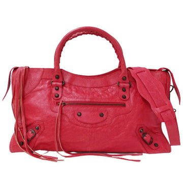 Balenciaga Bag Ladies Handbag Shoulder 2way Classic Part Time Leather 168028 Rose Pink