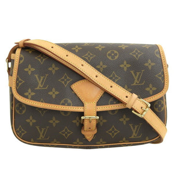 LOUIS VUITTON Monogram Sologne Shoulder Bag M42250 Brown Women's