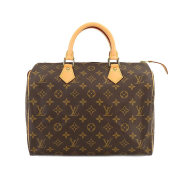 LOUIS VUITTON Monogram Speedy 30 Hand Bag Brown M41526 Gold Hardware