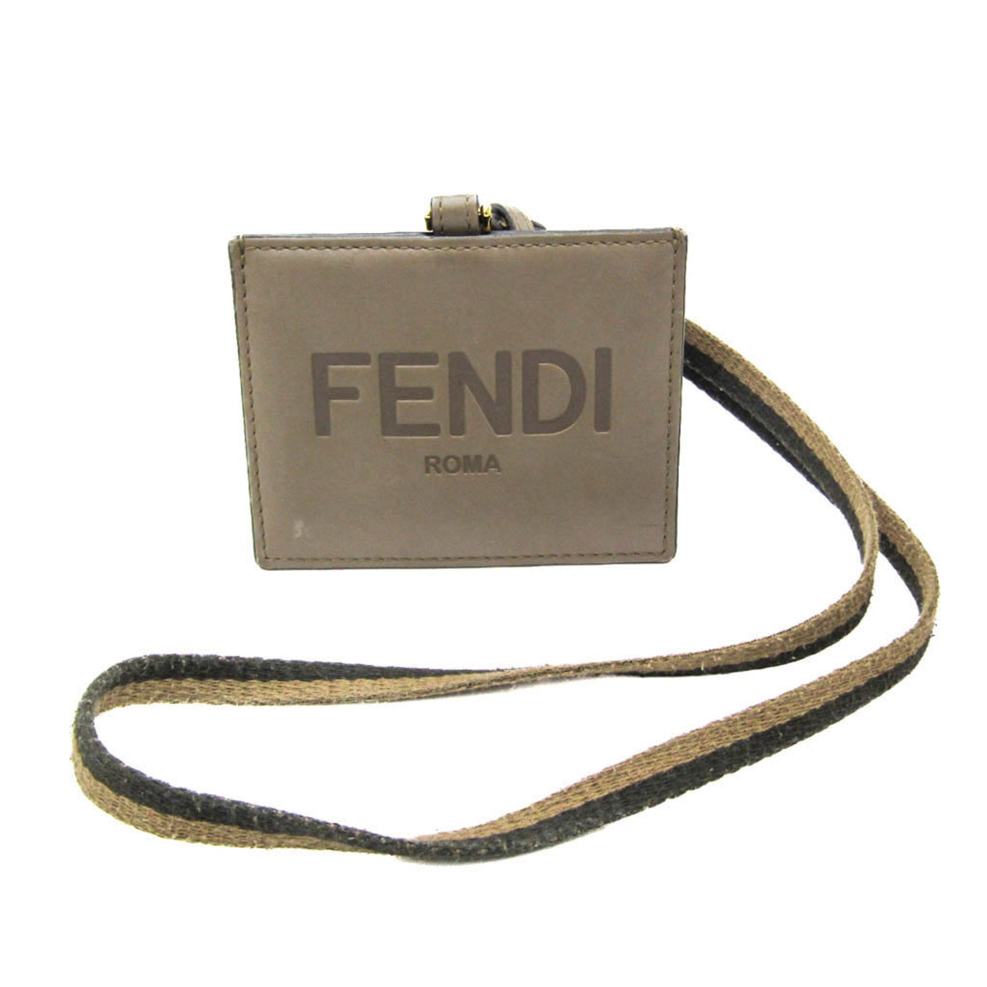 Fendi card clearance holder keychain