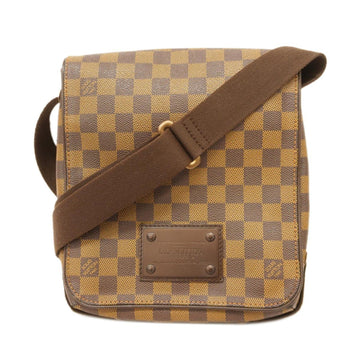 LOUIS VUITTON Shoulder Bag Damier Brooklyn PM N51210 Brown Men's Women's