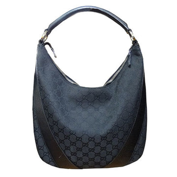 GUCCI bag Lady's tote GG canvas black