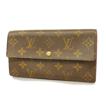 LOUIS VUITTONAuth  Monogram Portomone Credit M61725 Men,Women Long Wallet