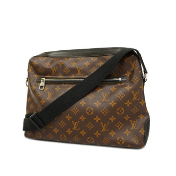 LOUIS VUITTON Shoulder Bag Monogram Macassar Torres M40387 Brown Black Men's