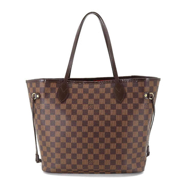 LOUIS VUITTON Damier Neverfull MM Tote Bag Ebene Series N51105 Brown